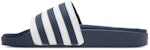 (W) adidas Adilette Slide 'Stitched - Collegiate Navy' Lelaki Navy GY1006