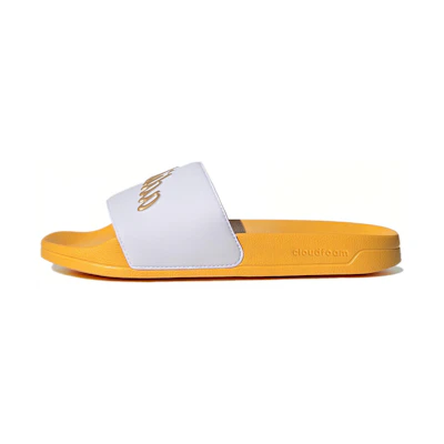 (W) adidas Adilette Slide 'White Gold Metallic'