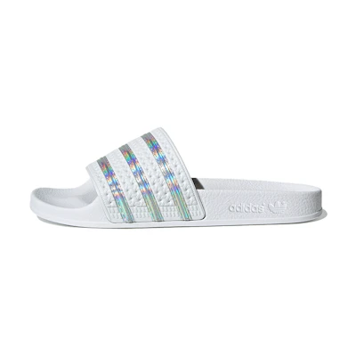(W) adidas Adilette Slide 'White Iridescent'