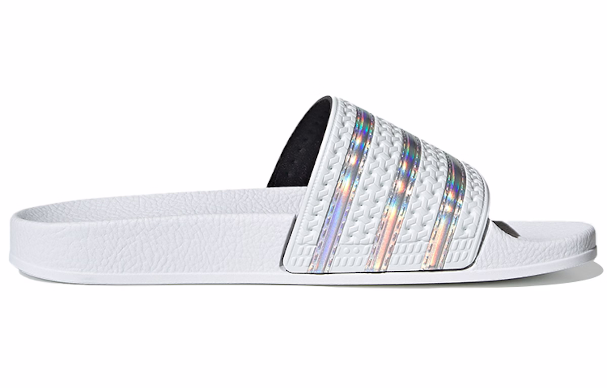 (Women) adidas Adilette Slide 'White Iridescent'
