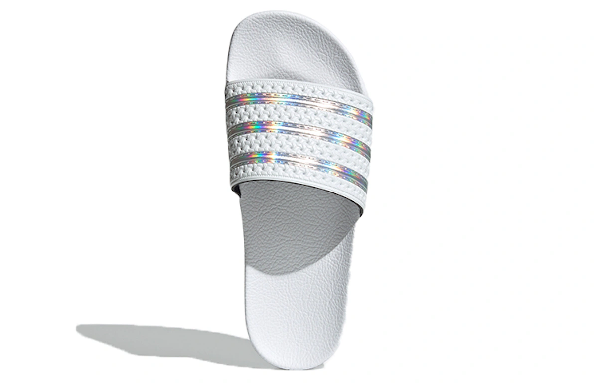 (Women) adidas Adilette Slide 'White Iridescent'