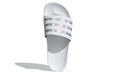 (Women) adidas Adilette Slide 'White Iridescent'