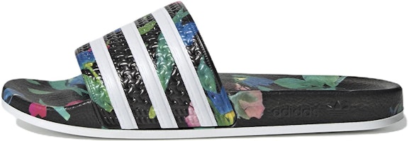 (Women) adidas Adilette Slides 'Black Floral' EE4853 (Women) adidas Adilette Slides 'Black Floral' EE4853