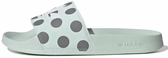 (W) adidas Adilette Slides 'Dash Hijau Polka' FU9150 Buy (W) adidas Adilette Slides 'Dash Hijau Polka' FU9150
