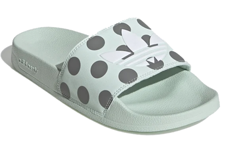 Order (W) adidas Adilette Slides 'Dash Green Polka' Lelaki & Wanita FU9150