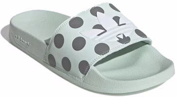 (W) adidas Adilette Slides 'Dash Hijau Polka' FU9150 Order (W) adidas Adilette Slides 'Dash Hijau Polka' FU9150