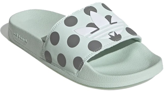 (W) adidas Adilette Slides 'Dash Green Polka' Lelaki & Wanita FU9150 Order (W) adidas Adilette Slides 'Dash Green Polka' Lelaki & Wanita FU9150