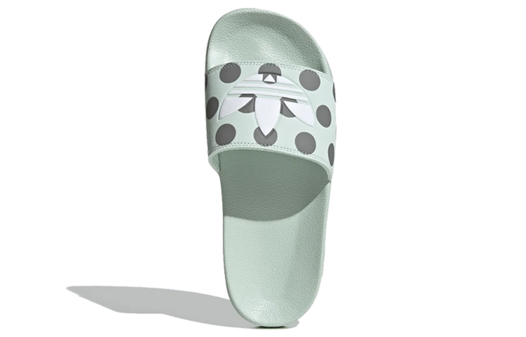 Shop (W) adidas Adilette Slides 'Dash Green Polka' Lelaki & Wanita FU9150