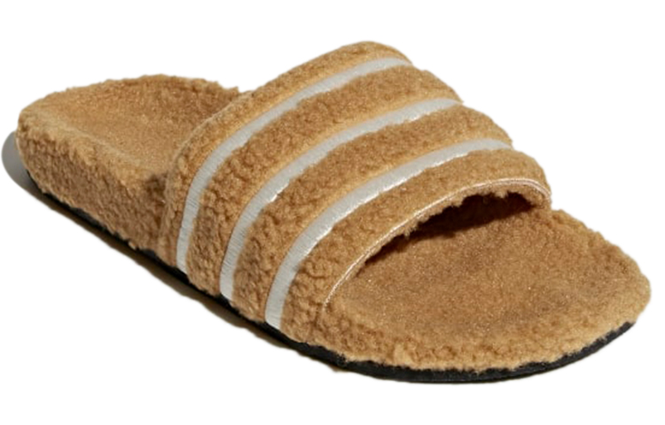 Lookbook (W) 阿迪达斯 Adilette 拖鞋 '卡其色' CQ2233