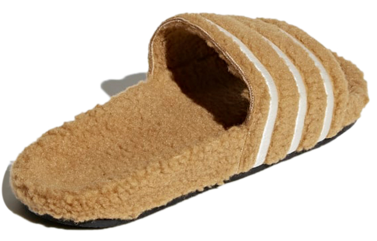 Shop (W) 阿迪达斯 Adilette 拖鞋 '卡其色' CQ2233