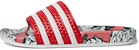 (W) adidas Adilette Slides 'Merah Scarlet' D96683
