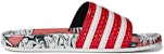 (W) adidas Adilette Slides 'Merah Scarlet' D96683