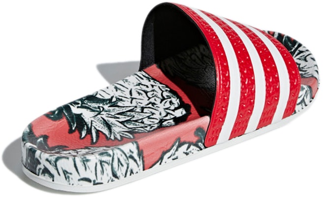 (Women) adidas Adilette Slides 'Scarlet' D96683 Shop (Women) adidas Adilette Slides 'Scarlet' D96683