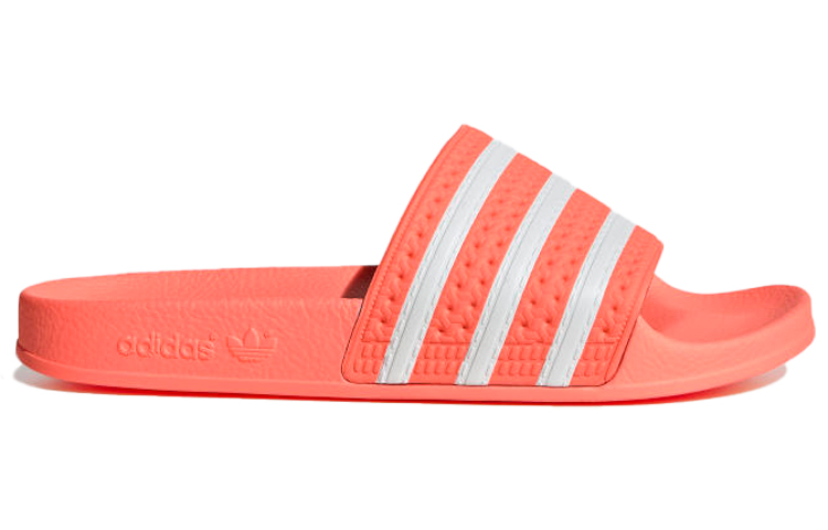 (W) adidas Adilette Slides 'Semi Flash Orange' 圖 2