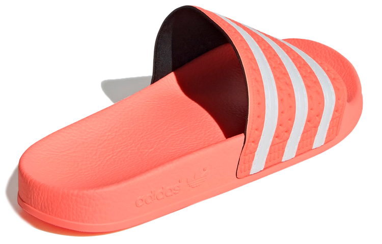 (W) adidas Adilette Slides 'Semi Flash Orange' 圖 4