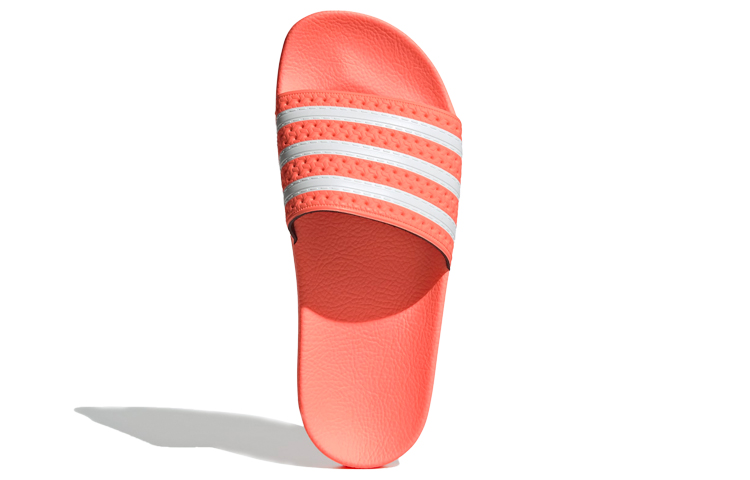 (W) adidas Adilette Slides 'Semi Flash Orange' 圖 5