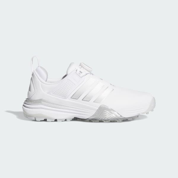 (Women) Adidas Adipower 26 BOA Spikeless Golf Shoes Cloud White/Silver Metallic/Dash Grey JP8385