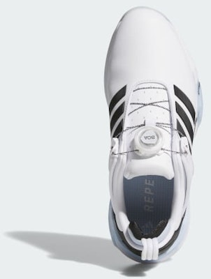 (W) Adidas Adipower 26 BOA Spikeless Golf Sepatu Putih/Hitam/Sky Biru. JP8386 Order (W) Adidas Adipower 26 BOA Spikeless Golf Sepatu Putih/Hitam/Sky Biru. JP8386