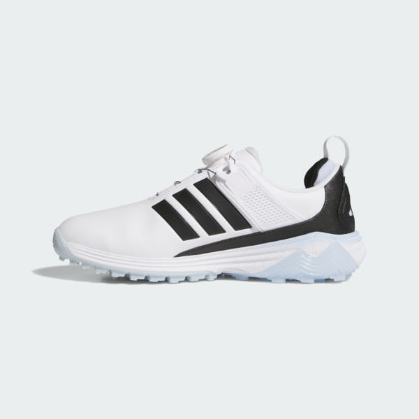 Details for (W) Adidas Adipower 26 BOA Spikeless Golf Sepatu Putih/Hitam/Sky Biru. JP8386