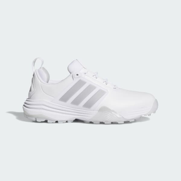 (Women) Adidas Adipower 26 Spikeless Golf Shoes Cloud White/Silver Metallic/Dash Grey JP8397