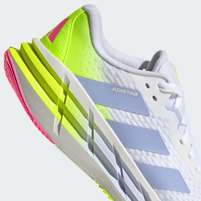 (Women) Adidas Adistar 3 Cloud White/Violet Tone/Lucid Lemon JI1229 3