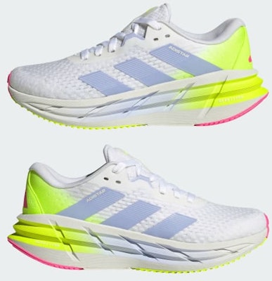 (Women) Adidas Adistar 3 Cloud White/Violet Tone/Lucid Lemon JI1229 Cheap (Women) Adidas Adistar 3 Cloud White/Violet Tone/Lucid Lemon JI1229