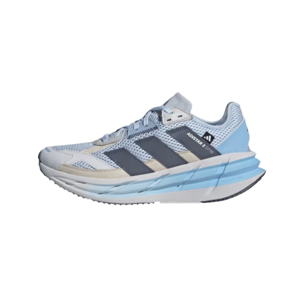 (Women) adidas ADISTAR 3 Low-Top Running Shoes - Cushioned, Leather & Textile. KI6045