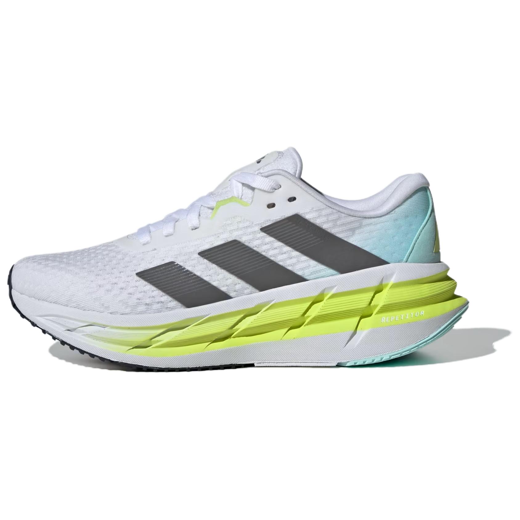 (Women) adidas ADISTAR 3 Running Shoes White/Green/Gray Breathable & Non-Slip IH7651