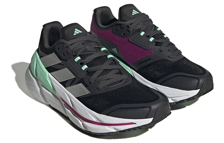 Lookbook adidas Adistar CS 防滑耐磨輕巧 低筒 跑步鞋 女款 黑