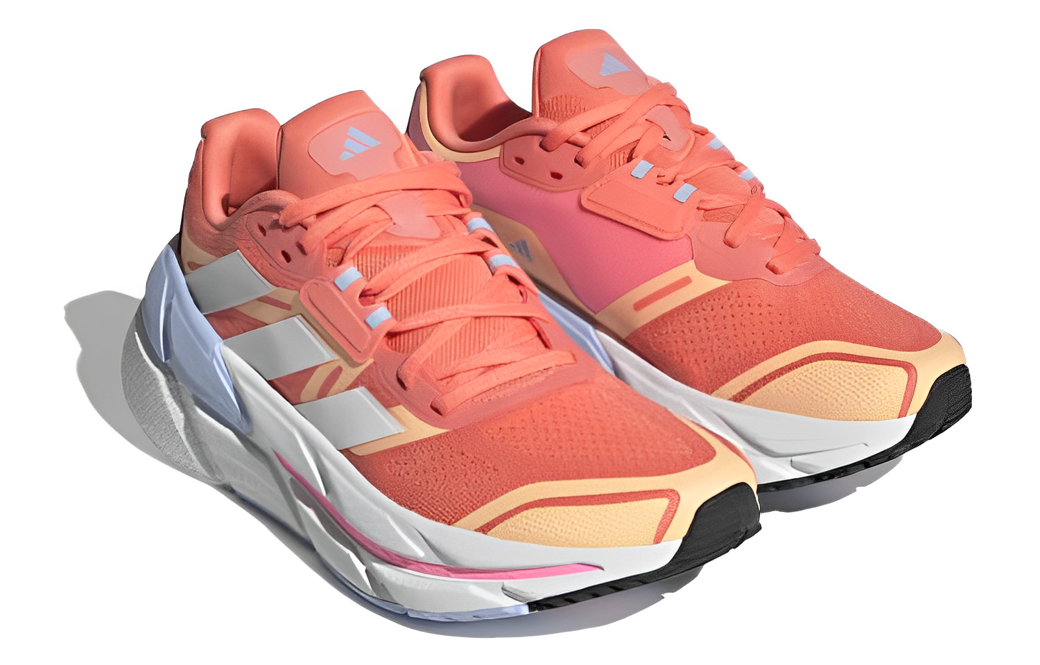 Lookbook adidas Adistar CS 防滑耐磨輕便 低筒 跑步鞋 女款 粉
