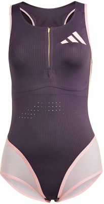 (W) 阿迪达斯 ADIZERO 黑紫拼色短袖跑步紧身衣。 IN1204 Order (W) 阿迪达斯 ADIZERO 黑紫拼色短袖跑步紧身衣。 IN1204