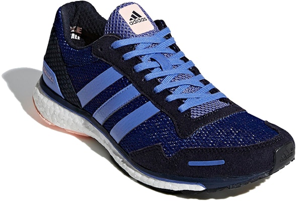 (Women) adidas Adizero Adios 3 Black/Blue CM8362 Lookbook (Women) adidas Adizero Adios 3 Black/Blue CM8362
