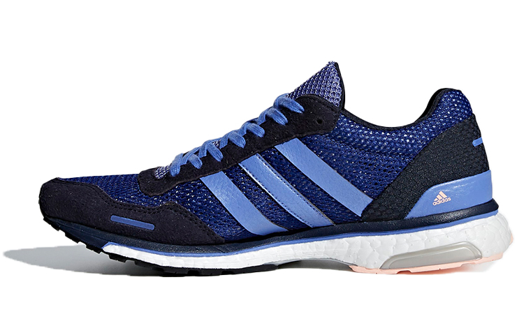 (Women) adidas Adizero Adios 3 Black/Blue CM8362