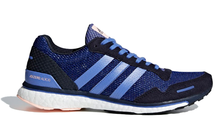 Order (W) adidas Adizero Adios 3 Hitam/Biru CM8362