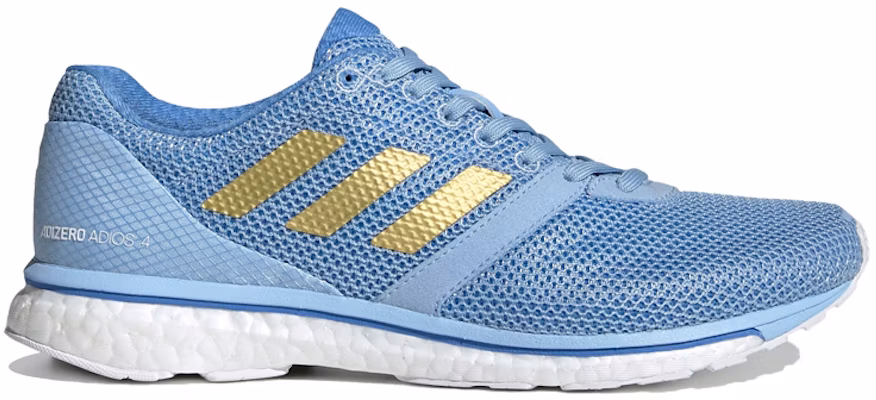 (W) adidas Adizero Adios 4 'Biru Putih Emas' EF1458 Order (W) adidas Adizero Adios 4 'Biru Putih Emas' EF1458