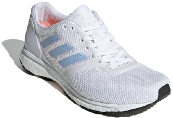 (W) adidas Adizero Adios 4 'Glow Blue' Biru Terang EF1456 Lookbook (W) adidas Adizero Adios 4 'Glow Blue' Biru Terang EF1456