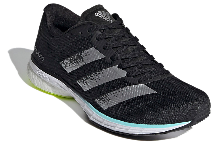 Lookbook 阿迪达斯 Adizero Adios 5 耐磨 低幫運動跑步鞋 女款 黑銀