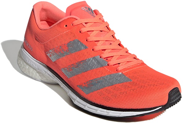 (W) adidas Adizero Adios 5 'Bright Coral Silver Metallic' Wanita Lelaki跑鞋 EG1179 Lookbook (W) adidas Adizero Adios 5 'Bright Coral Silver Metallic' Wanita Lelaki跑鞋 EG1179