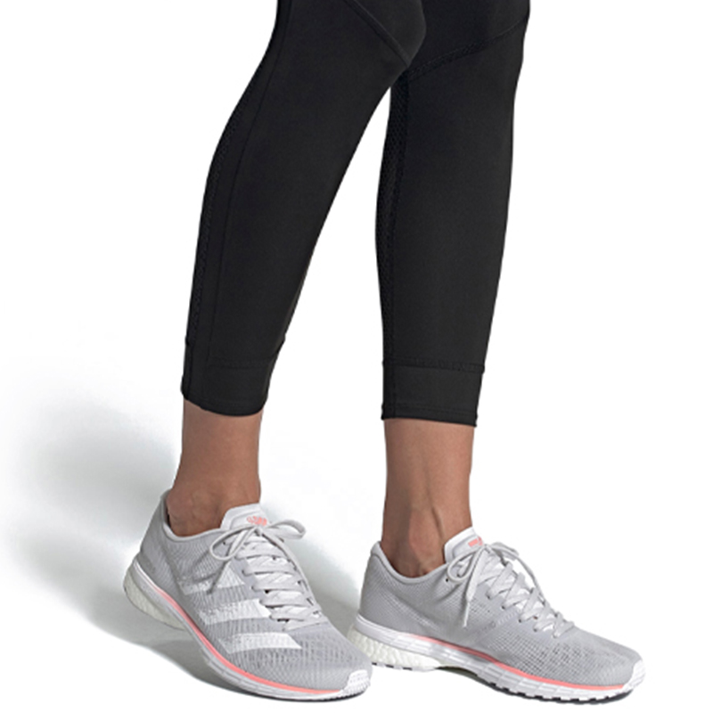 Sizing 愛迪達 Adizero Adios 5 低筒 跑步鞋 女款 灰白