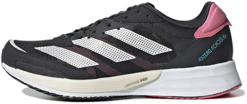 (Women) adidas Adizero Adios 6 'Black White Pink' H67512 Buy (Women) adidas Adizero Adios 6 'Black White Pink' H67512