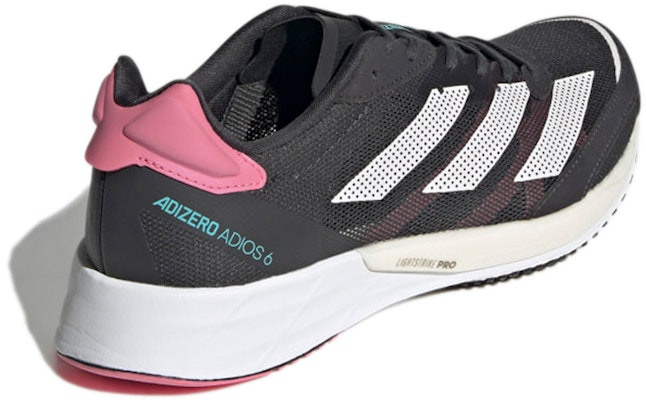 (Women) adidas Adizero Adios 6 'Black White Pink' H67512 Shop (Women) adidas Adizero Adios 6 'Black White Pink' H67512