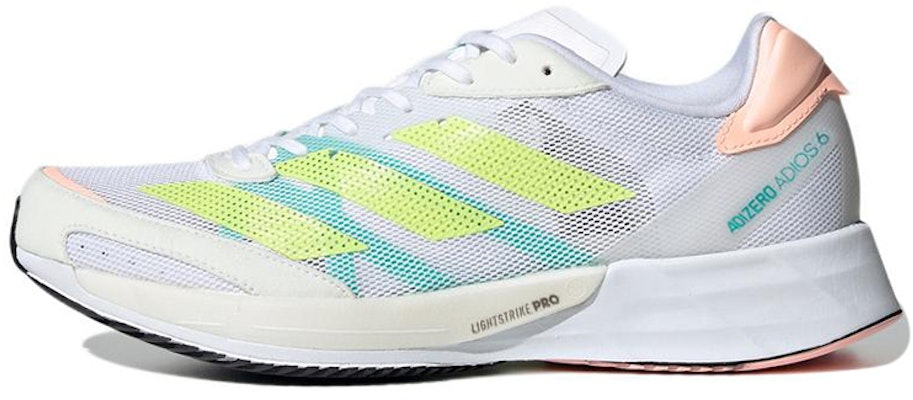 (Women) adidas Adizero Adios 6 'White Pulse Lime' GY0910 Buy (Women) adidas Adizero Adios 6 'White Pulse Lime' GY0910
