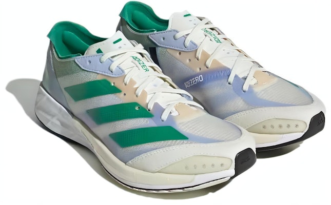 (W) adidas Adizero Adios 7 'Blanco Tint Verde Court' HQ3692 Lookbook (W) adidas Adizero Adios 7 'Blanco Tint Verde Court' HQ3692
