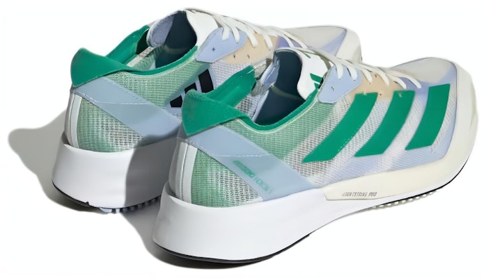 (W) adidas Adizero Adios 7 'Putih Tint Hijau Court' HQ3692 Shop (W) adidas Adizero Adios 7 'Putih Tint Hijau Court' HQ3692