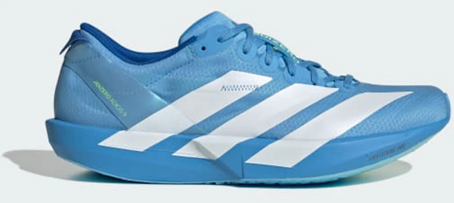 (Women) adidas Adizero Adios 9 Blue Burst/Cloud White/Lime Burst JQ0767 Buy (Women) adidas Adizero Adios 9 Blue Burst/Cloud White/Lime Burst JQ0767