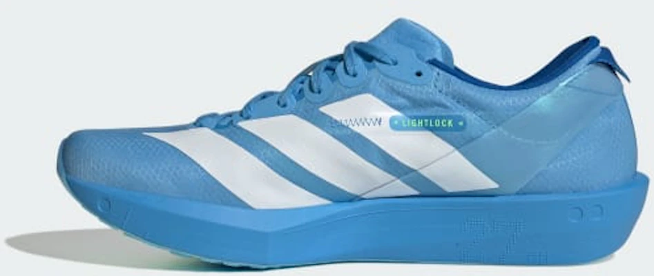 (Women) adidas Adizero Adios 9 Blue Burst/Cloud White/Lime Burst JQ0767 Details for (Women) adidas Adizero Adios 9 Blue Burst/Cloud White/Lime Burst JQ0767