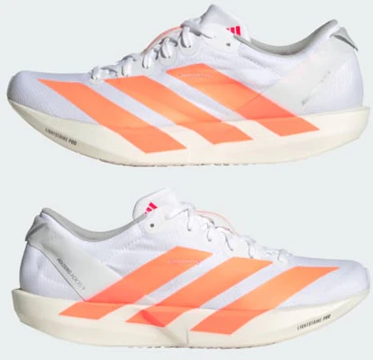 (Women) adidas Adizero Adios 9 Cloud White/Beam Orange/Lucid Red JQ0779 Sizing (Women) adidas Adizero Adios 9 Cloud White/Beam Orange/Lucid Red JQ0779