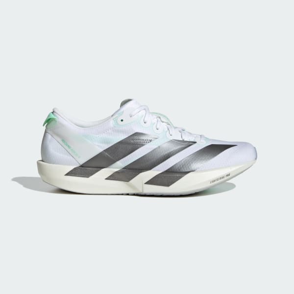 (Women) adidas Adizero Adios 9 Cloud White/Iron Metallic/Pulse Mint KH8897