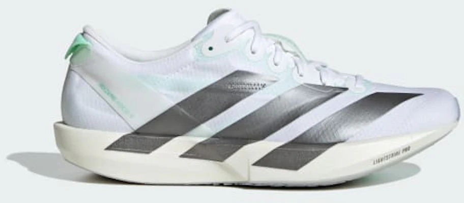 (W) adidas Adizero Adios 9 Putih/Iron Metallic/Pulse Mint KH8897 Buy (W) adidas Adizero Adios 9 Putih/Iron Metallic/Pulse Mint KH8897