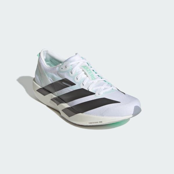Shop (W) adidas Adizero Adios 9 Putih/Iron Metallic/Pulse Mint KH8897
